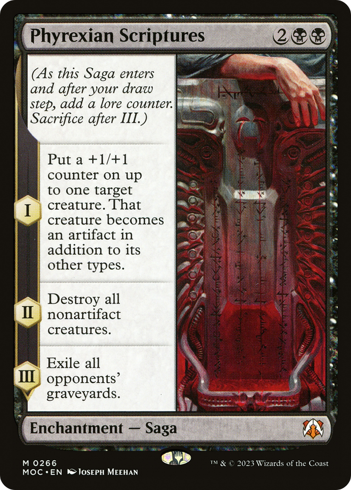 Phyrexian Scriptures [March of the Machine Commander]