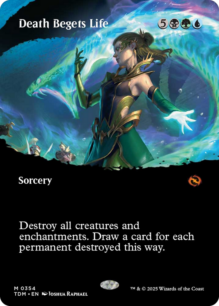 Death Begets Life (Borderless) [Tarkir: Dragonstorm]