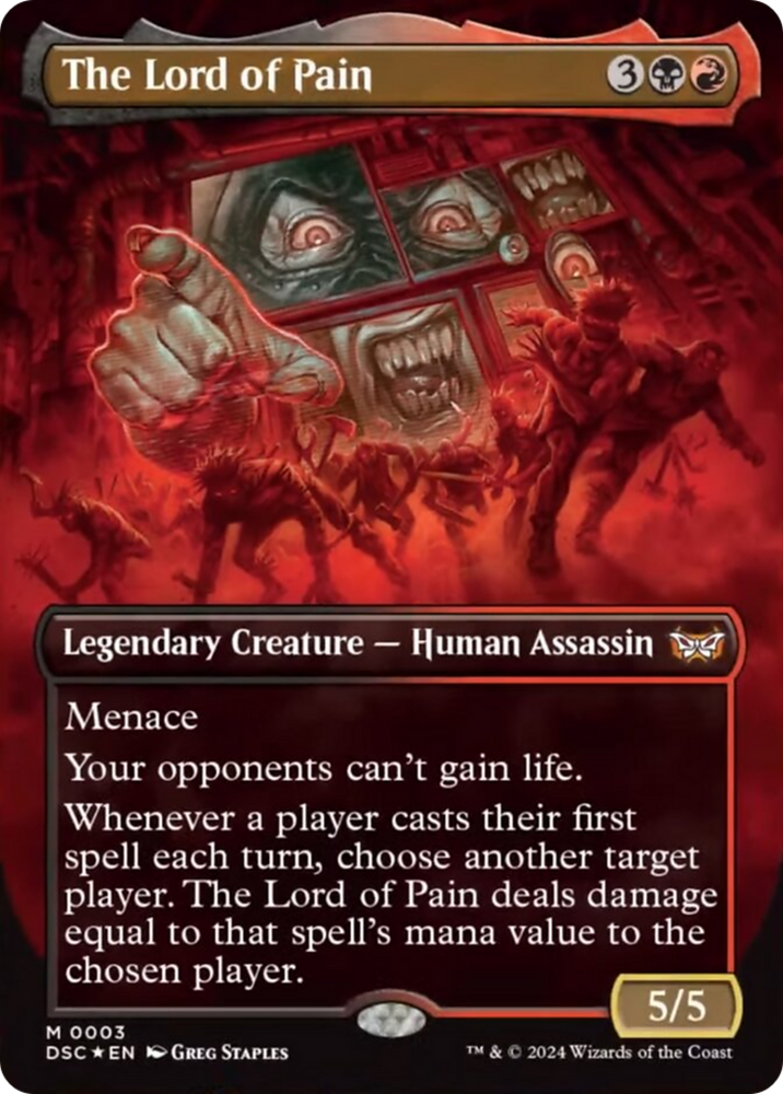 The Lord of Pain (Borderless) [Duskmourn: House of Horror Commander]