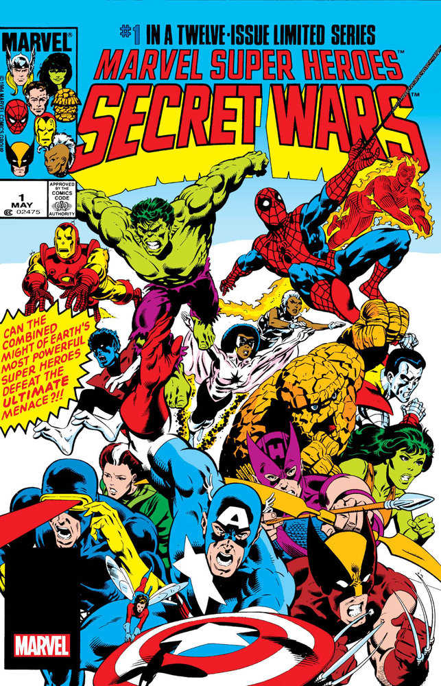 Marvel Super Heroes Secret Wars 1 Facsimile Edition Poster