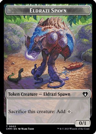 Eldrazi Spawn // Phyrexian Germ Double-Sided Token (CMM-3 // 16) [Commander Masters]