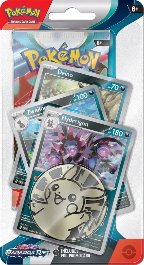 Scarlet & Violet: Paradox Rift - Premium Checklane Blister (Hydreigon)