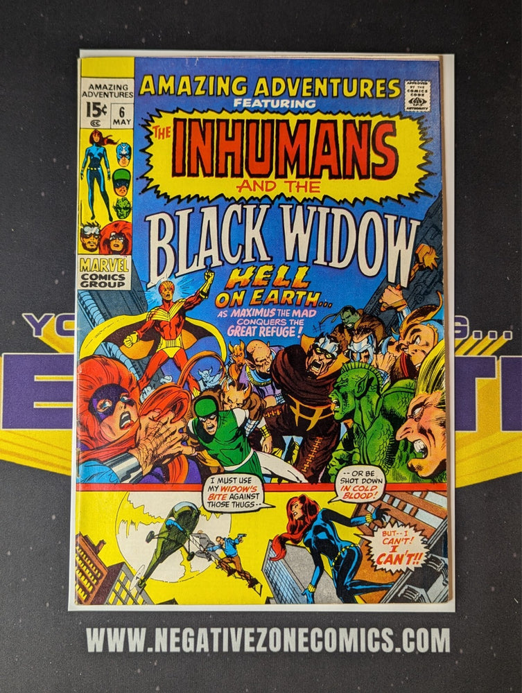 Amazing Adventures #6 - Featuring The Inhumans and the Black Widow 1971