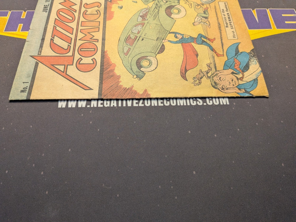 ACTION COMICS #1 Reprint 1976 Sleeping bag edition