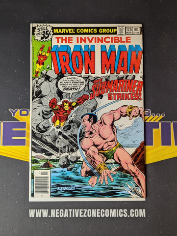 Iron Man #120 - 1979 - First appearance of Justin Hammer.