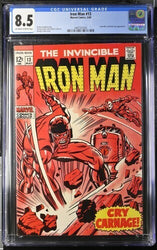 Iron Man #13 1969 - CGC 8.5 - Controller and Nick Fury appearance