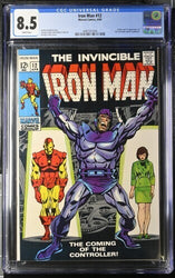 Iron Man #12 1969 - CGC 8.5 - Origin and 1st appearance of the Controller
