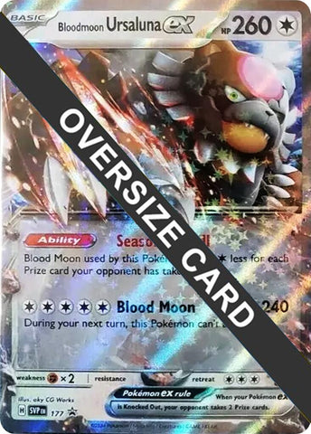 Bloodmoon Ursaluna ex (177) (Jumbo Card) [Scarlet & Violet: Black Star Promos]