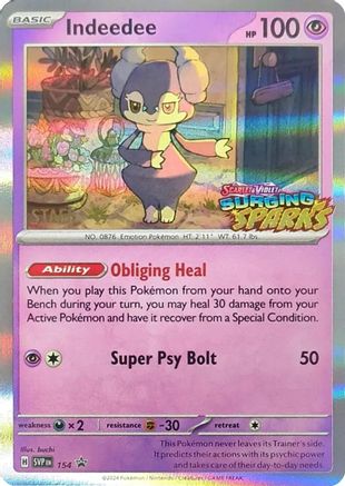 Indeedee (Staff) (154) [SV Scarlet & Violet Promo Cards] Holofoil - Promo