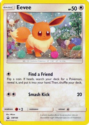Eevee (Cosmos Holo) (SM184) [SM Promos] Holofoil - Promo
