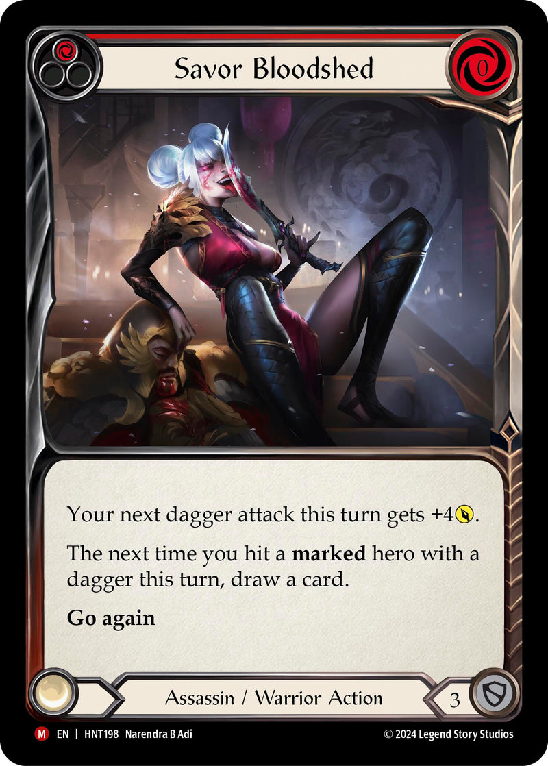 Savor Bloodshed [HNT198] (The Hunted) Rainbow Foil