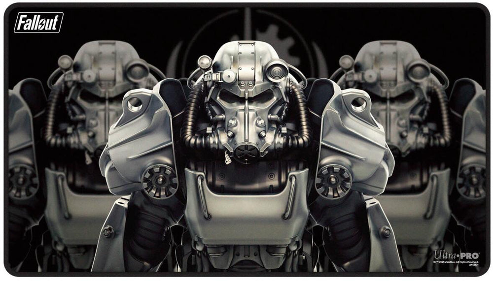 Ultra PRO: Black Stitched Standard Gaming Playmat - Brotherhood of Steel (Fallout)