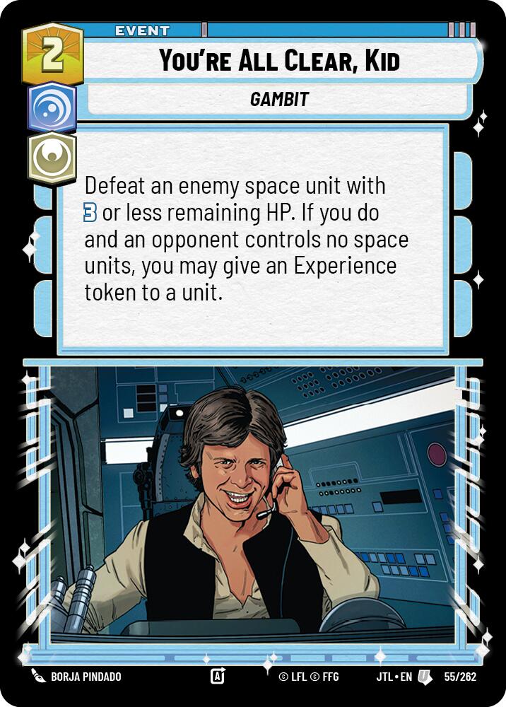 You're All Clear, Kid (055/262) (055/257) [Jump to Lightspeed]