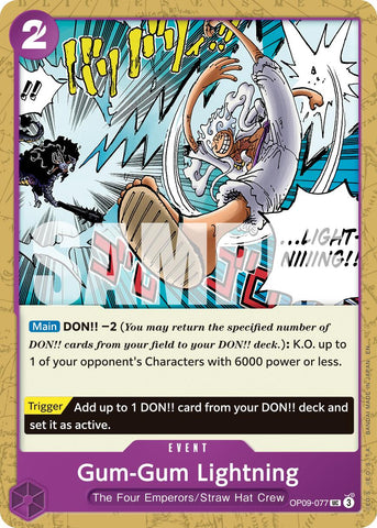 Gum-Gum Lightning (Reprint) [Premium Booster -The Best- Vol. 2]