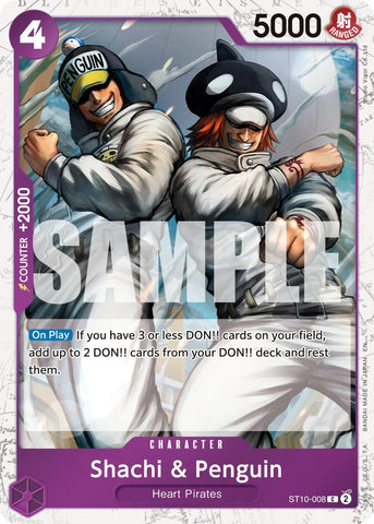 Shachi & Penguin (Pirate Foil) [Premium Booster -The Best- Vol. 2]