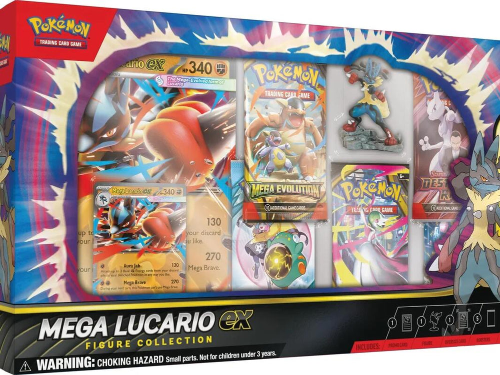 Mega Lucario ex Premium Figure Collection (PRE-ORDER)
