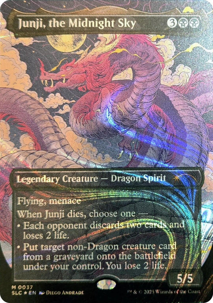 Junji, the Midnight Sky (Halo Foil) [Secret Lair Countdown Kit]