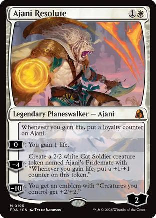Ajani Resolute (FRA-195) [Reality Fracture]