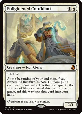 Enlightened Confidant (FRA-005) [Reality Fracture] Foil