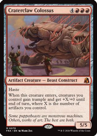 Craterclaw Colossus (FRA-078) [Reality Fracture]