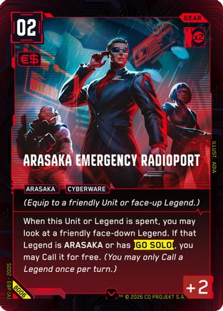 Arasaka Emergency Radioport (B006) - Embracing Power  Beta Starter Deck