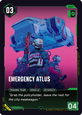 Emergency Atlus (B015) - Embracing Power  Beta Starter Deck