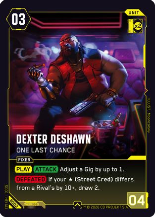 Dexter DeShawn - One Last Chance (B002) - The Heist  Beta Starter Deck