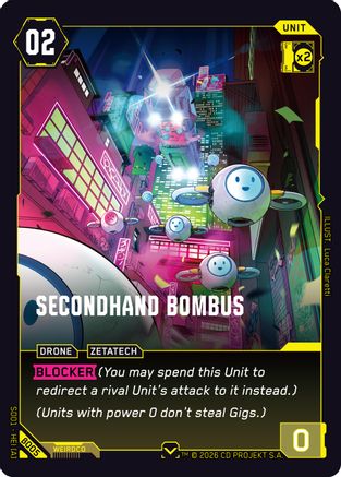 Secondhand Bombus (B005) - The Heist  Beta Starter Deck