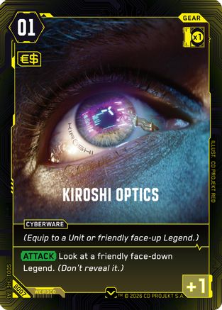 Kiroshi Optics (B007) - The Heist  Beta Starter Deck