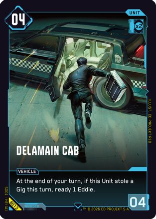 Delamain Cab (B013) - The Heist  Beta Starter Deck