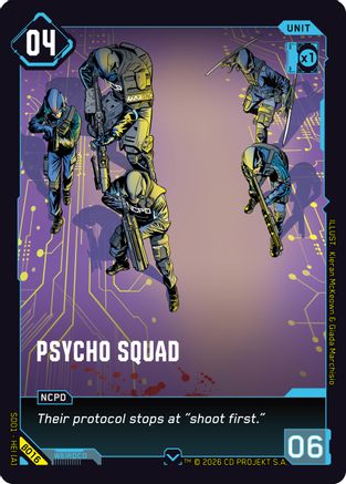 Psycho Squad (B016) - The Heist  Beta Starter Deck