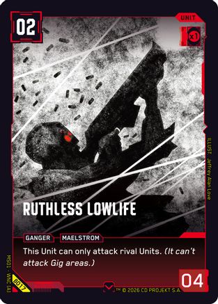 Ruthless Lowlife (B017) - Welcome to Night City  Beta