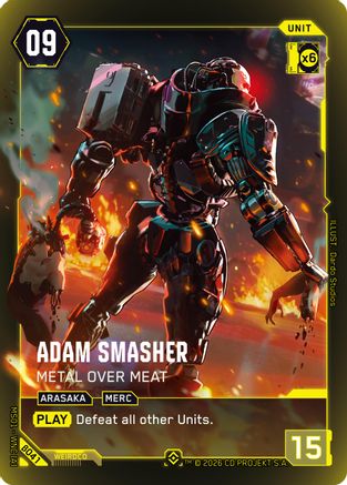 Adam Smasher - Metal Over Meat (Epic) (B041) - Welcome to Night City  Beta Foil