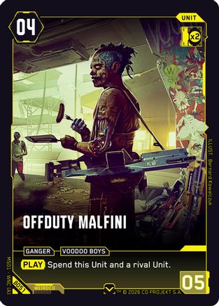 Offduty Malfini (B051) - Welcome to Night City  Beta