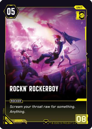 Rockn' Rockerboy (B052) - Welcome to Night City  Beta