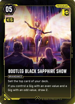 Bootleg Black Sapphire Show (B066) - Welcome to Night City  Beta