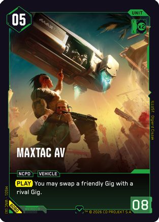 MaxTac AV (B080) - Welcome to Night City  Beta