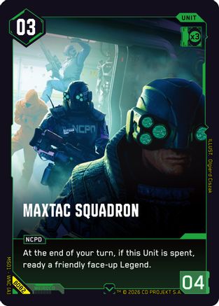 MaxTac Squadron (B082) - Welcome to Night City  Beta