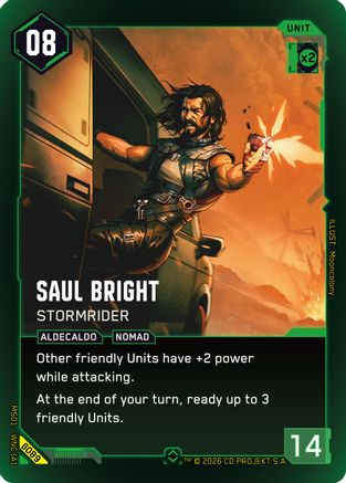 Saul Bright - Stormrider (B089) - Welcome to Night City  Beta Foil