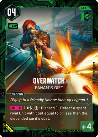 Overwatch - Panam's Gift (Epic) (B093) - Welcome to Night City  Beta Foil