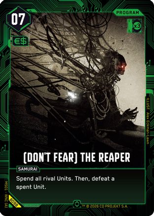 (Don't Fear) The Reaper (B098) - Welcome to Night City  Beta Foil