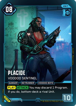 Placide - Voodoo Sentinel (B123) - Welcome to Night City  Beta Foil
