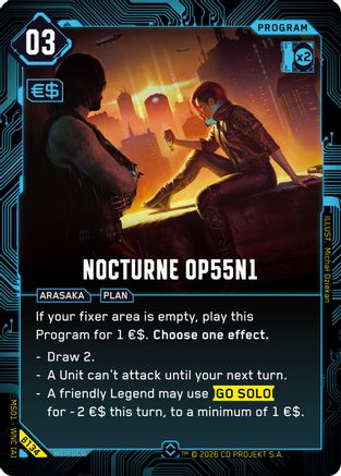 Nocturne OP55 N1 (B134) - Welcome to Night City  Beta Foil