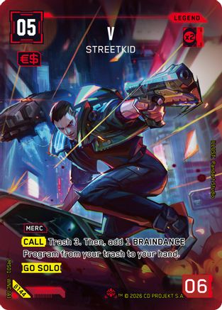 V - Streetkid (ILegend) (B144) - Welcome to Night City  Beta Foil