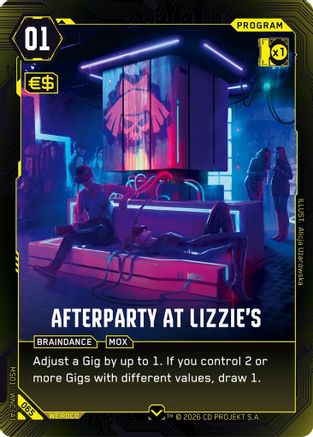 Afterparty at Lizzie's (065) - Welcome to Night City  Retail