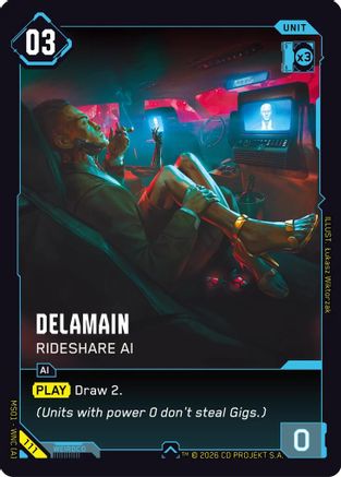Delamain - Rideshare AI (111) - Welcome to Night City  Retail