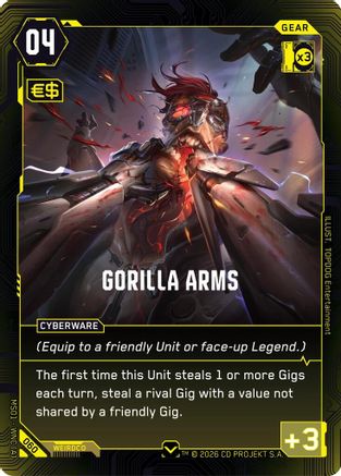 Gorilla Arms (060) - Welcome to Night City  Retail