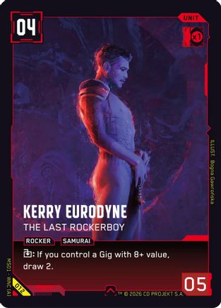 Kerry Eurodyne - The Last Rockerboy (012) - Welcome to Night City  Retail