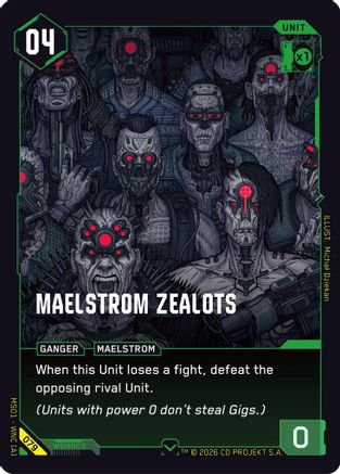 Maelstrom Zealots (079) - Welcome to Night City  Retail