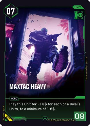 MaxTac Heavy (081) - Welcome to Night City  Retail